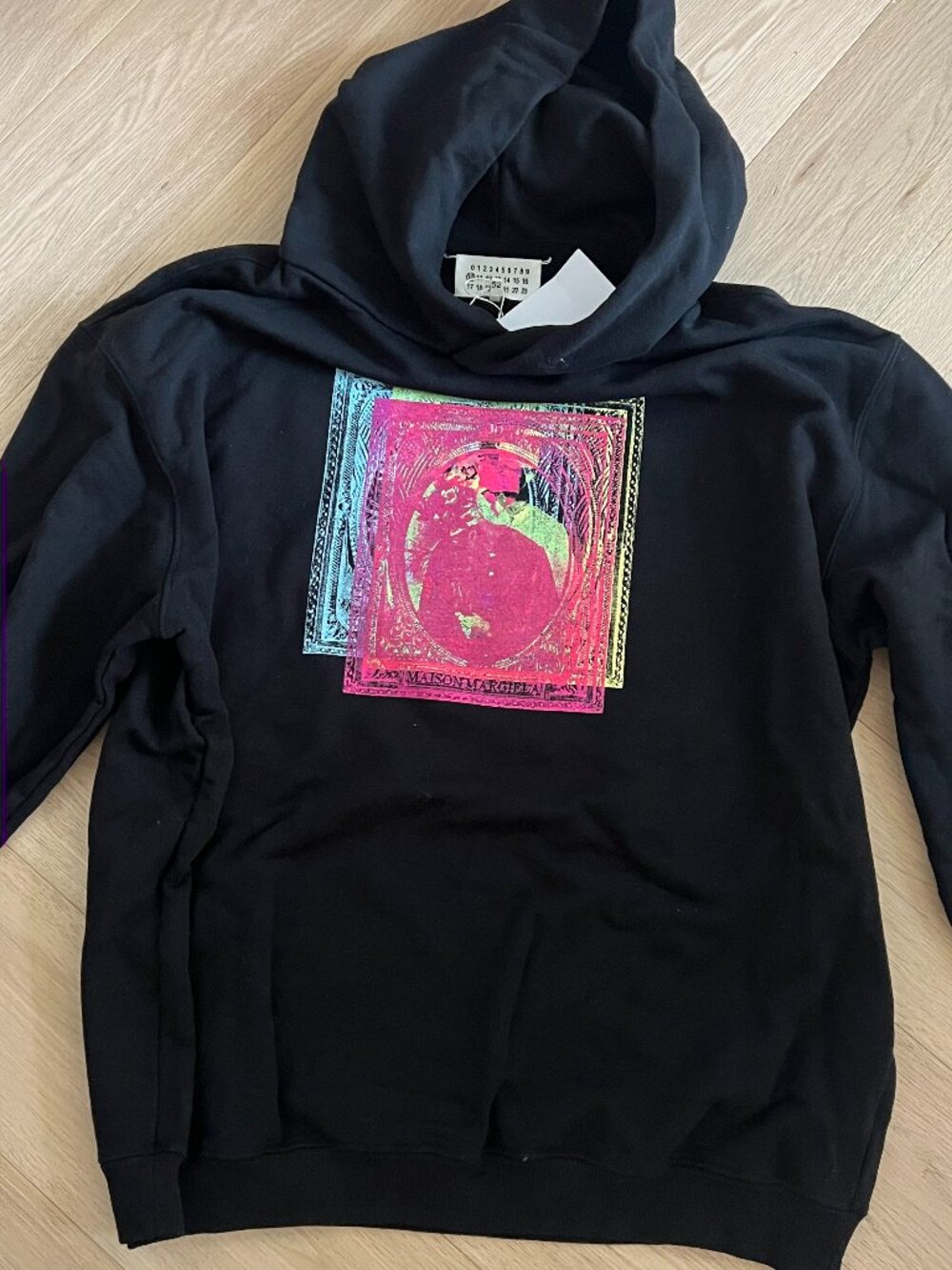 Maison Margiela Black Stamps Hoodie (2021)